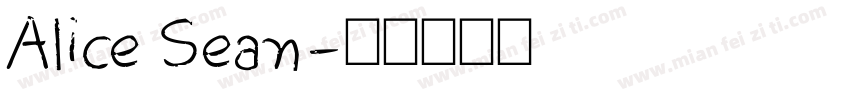 Alice Sean字体转换